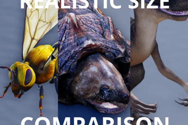 Realistic Size Comparison!
