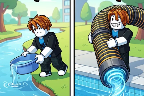 +1 Drain Water Per Click