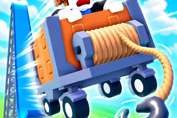 [1 & 2 PLAYER] Grapple Cart Obby